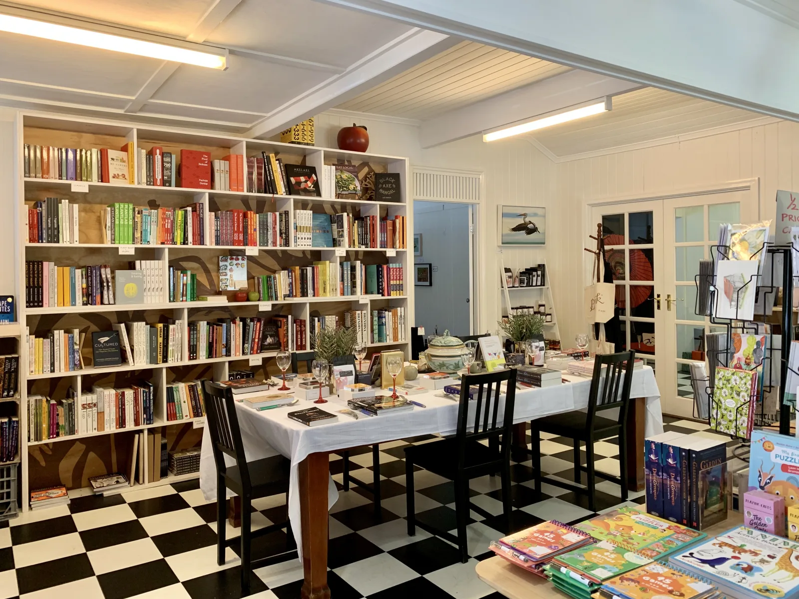 Interior of an independent bookshop in Red Hill, Brisbane