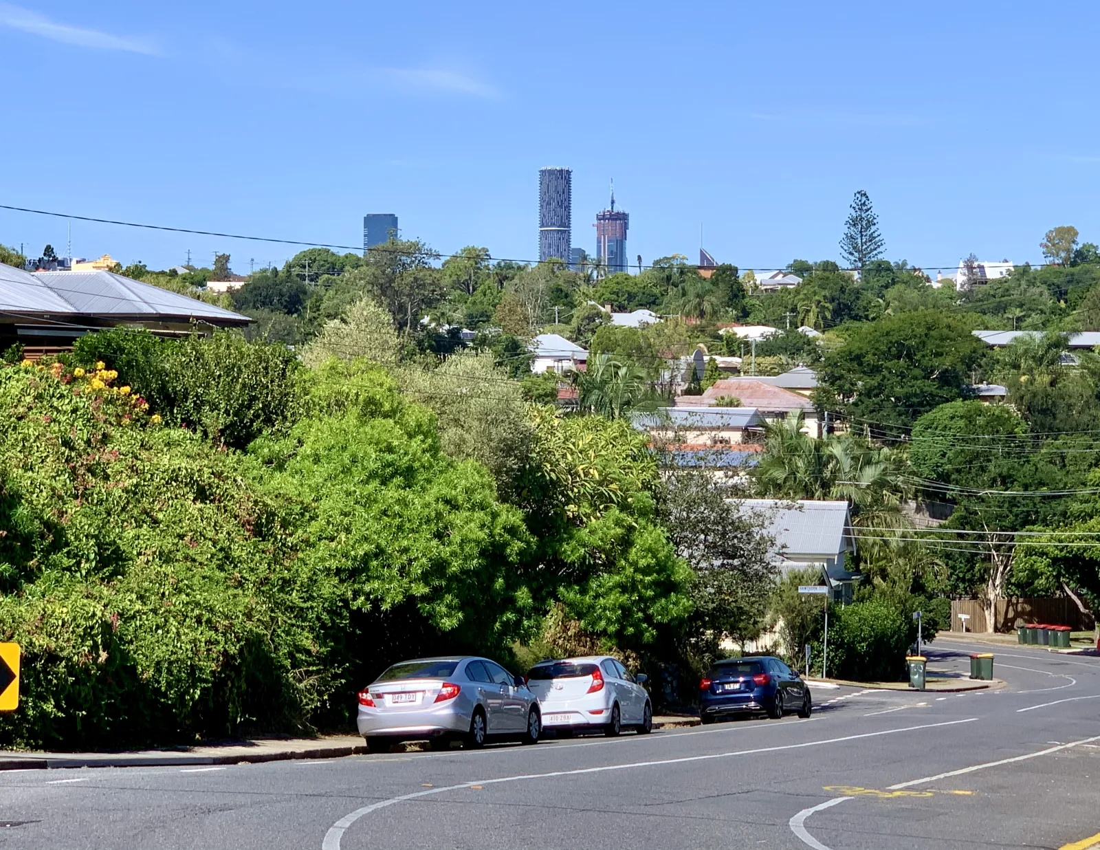 Red Hill and the Brisbane CBD skyline